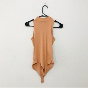 Peach body suit